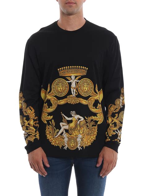 versace t shirts sale|Versace long sleeve t shirts.